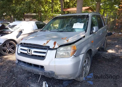 2006 Honda Pilot Ex-L из США, поврежденный, VIN 5FNYF28596B014633